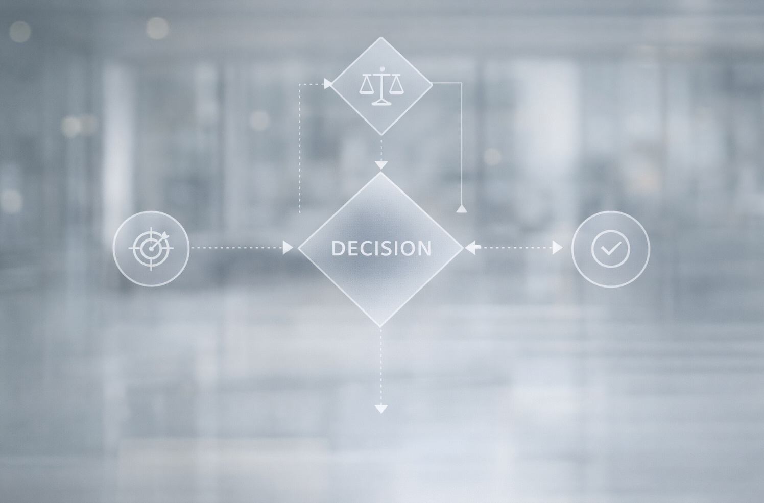 Abstract enterprise AI and ERP scale concept