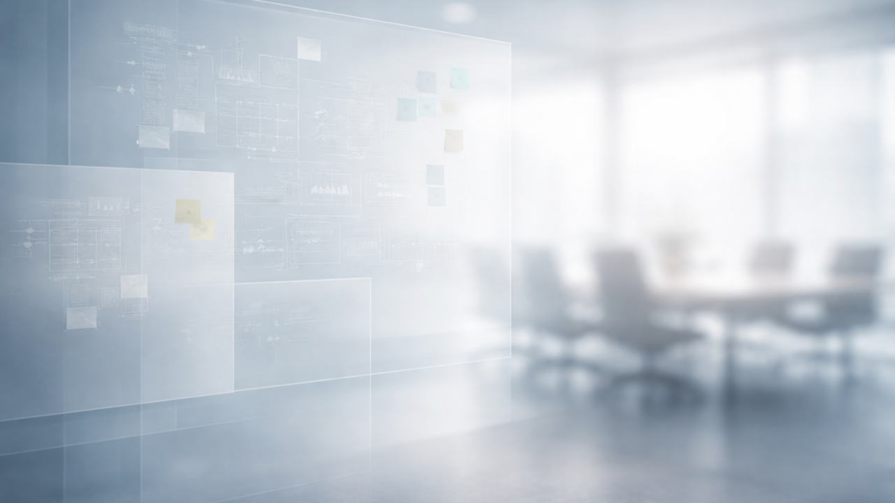 Abstract enterprise architecture and evolving strategy visual