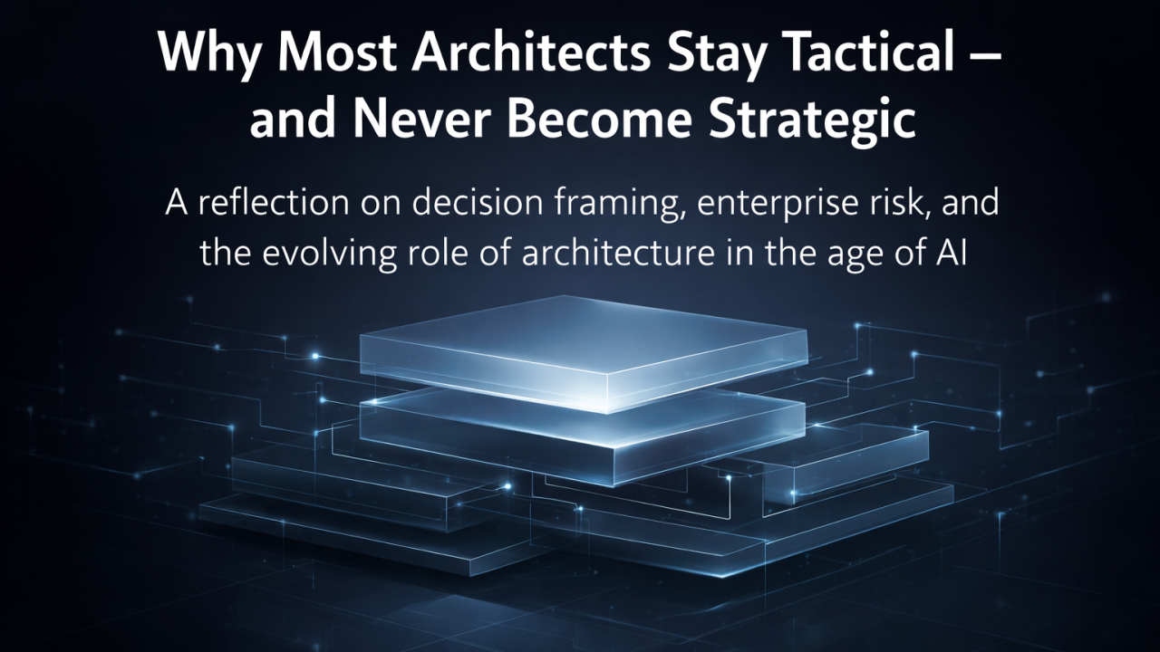 Enterprise architecture strategic influence visual